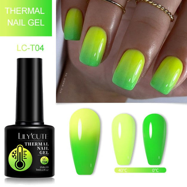 Color-Changing Thermal Gel Nail Polish