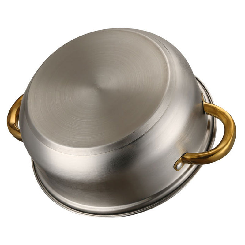 12Pcs Stainless Steel Casserole Saucepan Stock Pot Set Kitchen Induction Cookware