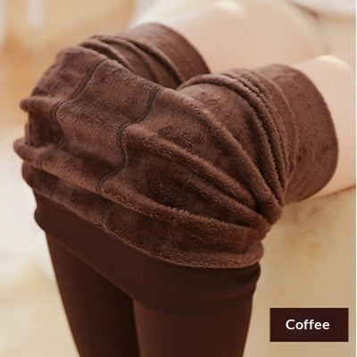Women's Fleece-Lined Thermal Winter Leggings