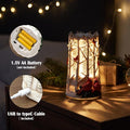 Cardinal Snow Globe Lantern - Birch Forest Christmas Decor