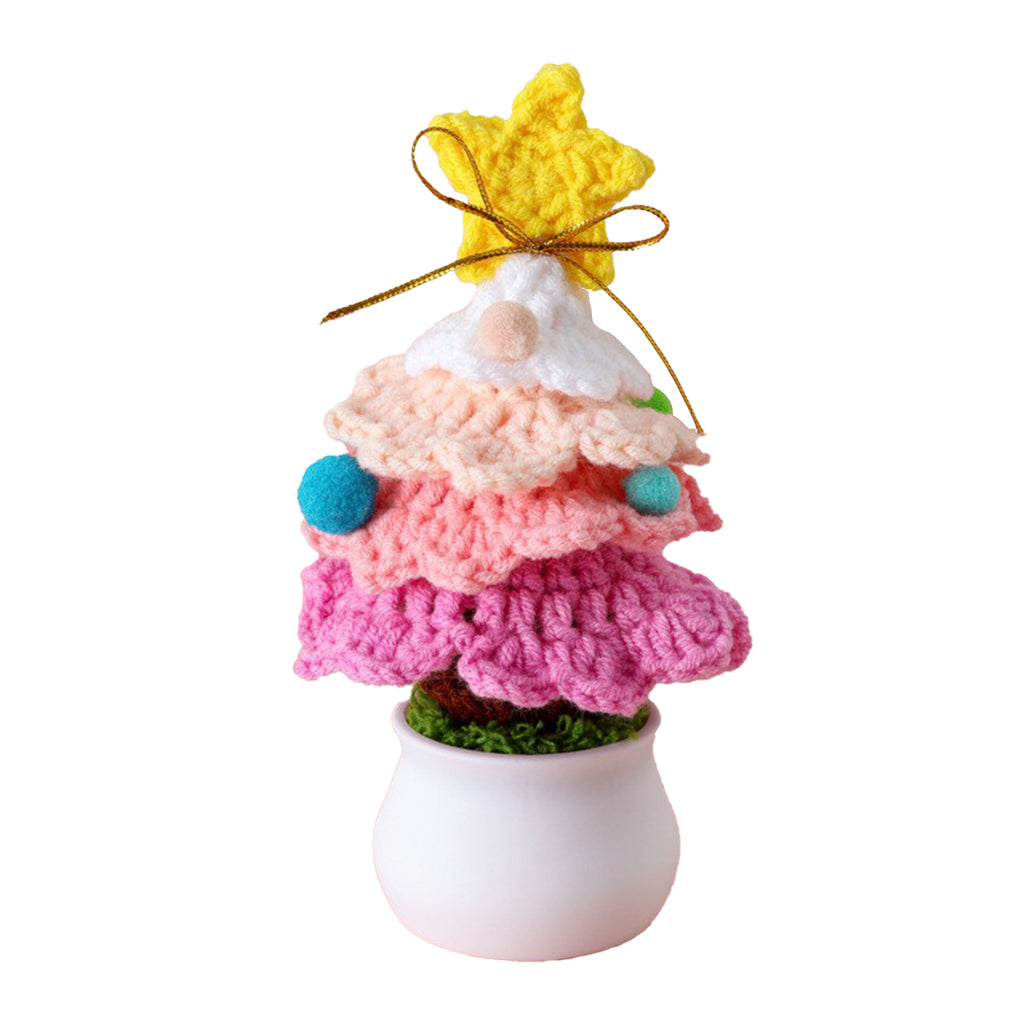 Knitted Mini Crochet Christmas Tree